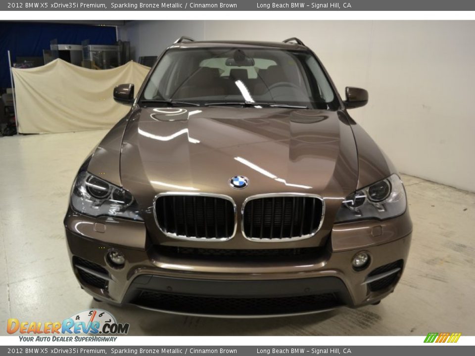 2012 BMW X5 xDrive35i Premium Sparkling Bronze Metallic / Cinnamon Brown Photo #4