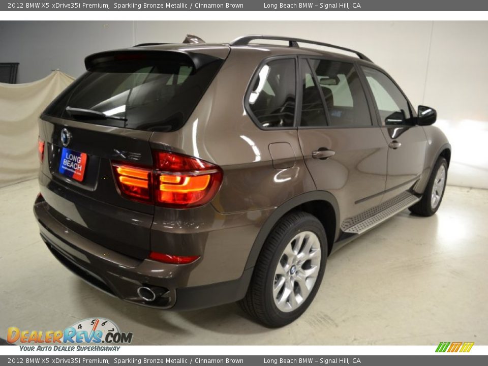 2012 BMW X5 xDrive35i Premium Sparkling Bronze Metallic / Cinnamon Brown Photo #6