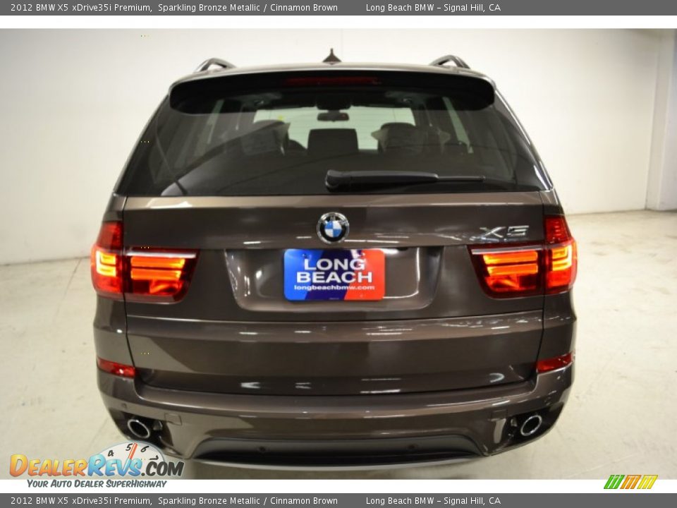 2012 BMW X5 xDrive35i Premium Sparkling Bronze Metallic / Cinnamon Brown Photo #7