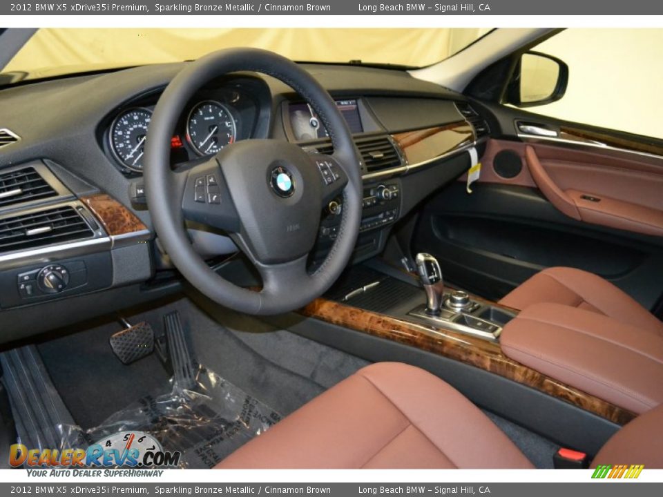 Cinnamon Brown Interior 2012 Bmw X5 Xdrive35i Premium