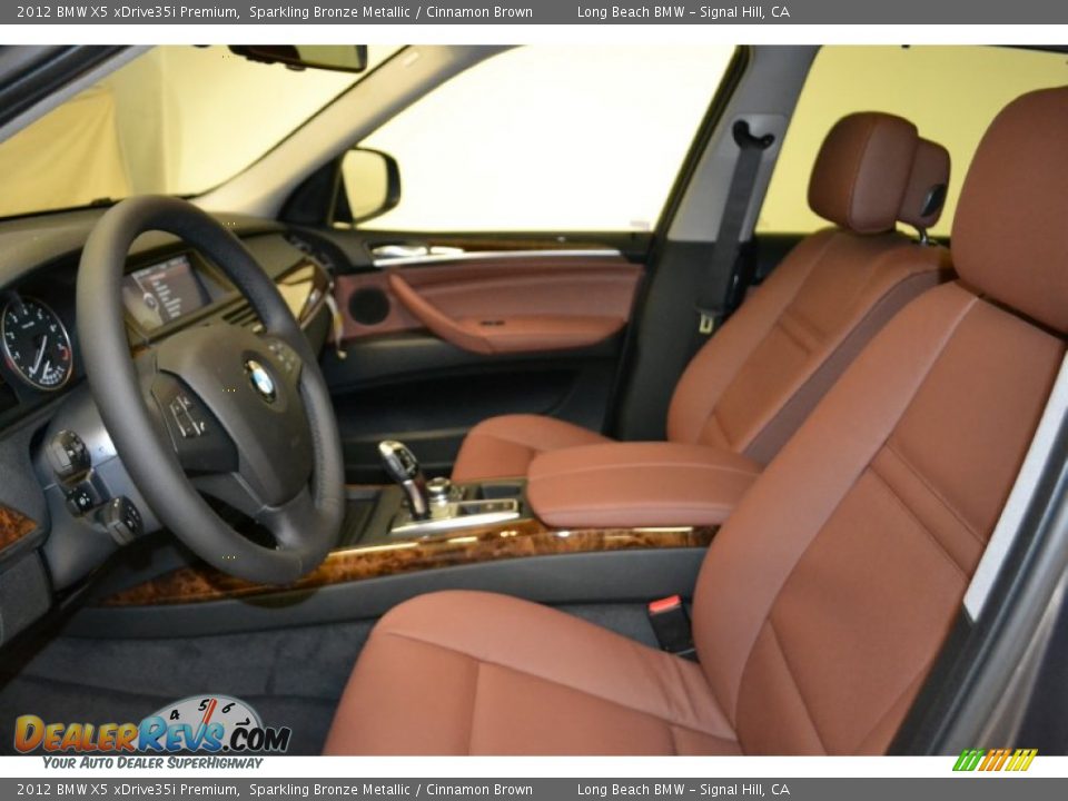 Cinnamon Brown Interior 2012 Bmw X5 Xdrive35i Premium