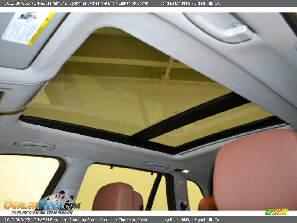 Sunroof of 2012 BMW X5 xDrive35i Premium Photo #16