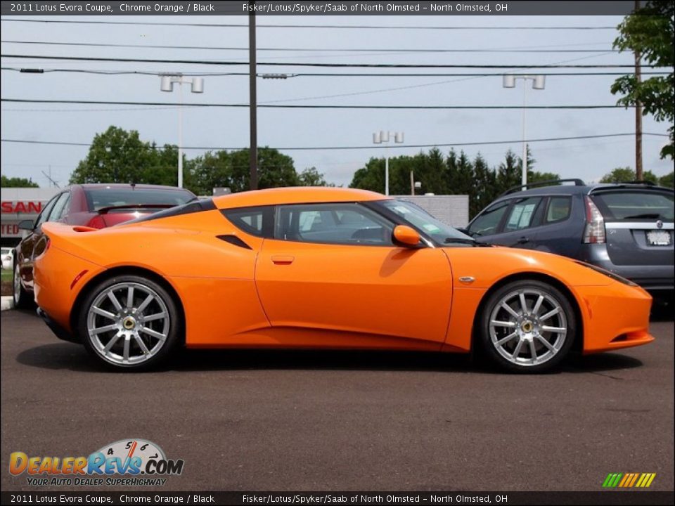 Chrome Orange 2011 Lotus Evora Coupe Photo #3