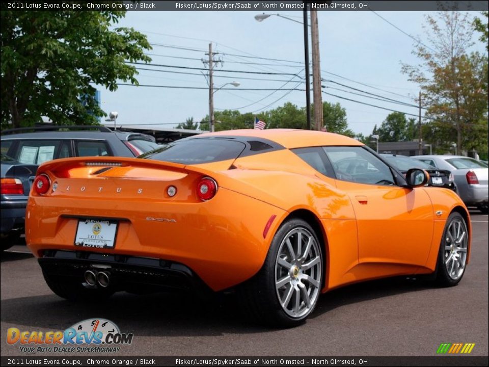 2011 Lotus Evora Coupe Chrome Orange / Black Photo #4