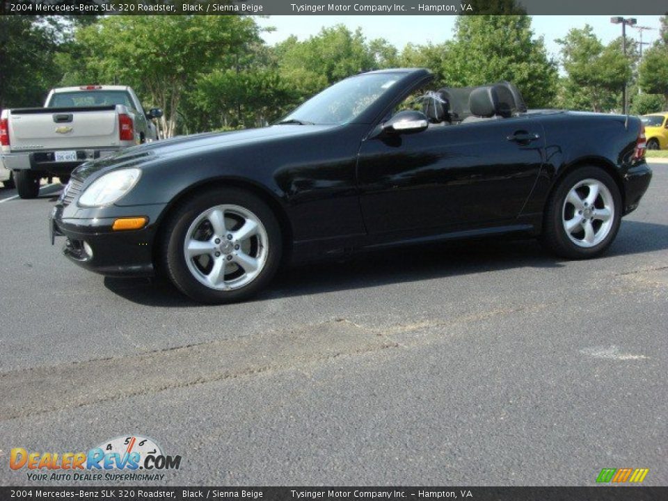 Black 2004 Mercedes-Benz SLK 320 Roadster Photo #2