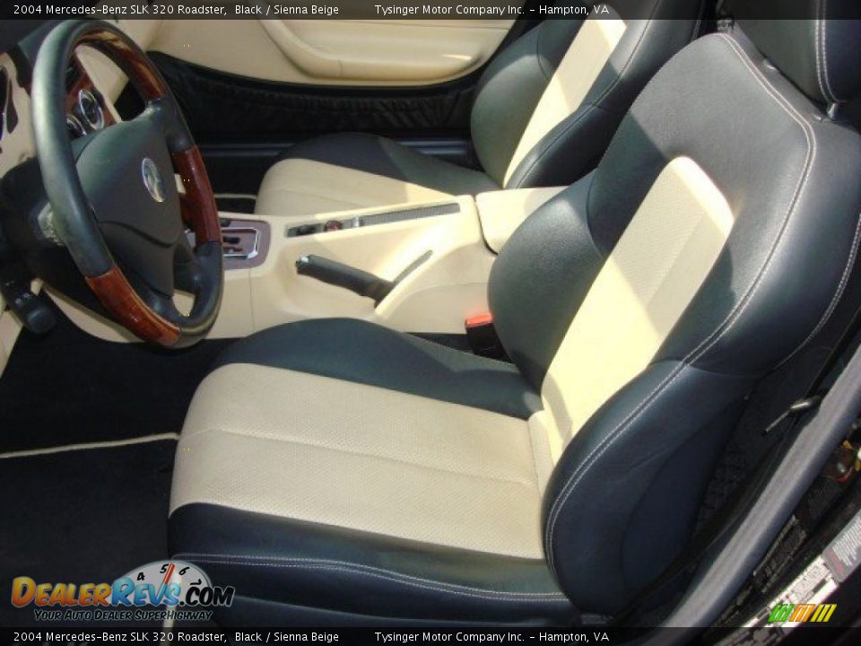 Sienna Beige Interior - 2004 Mercedes-Benz SLK 320 Roadster Photo #9