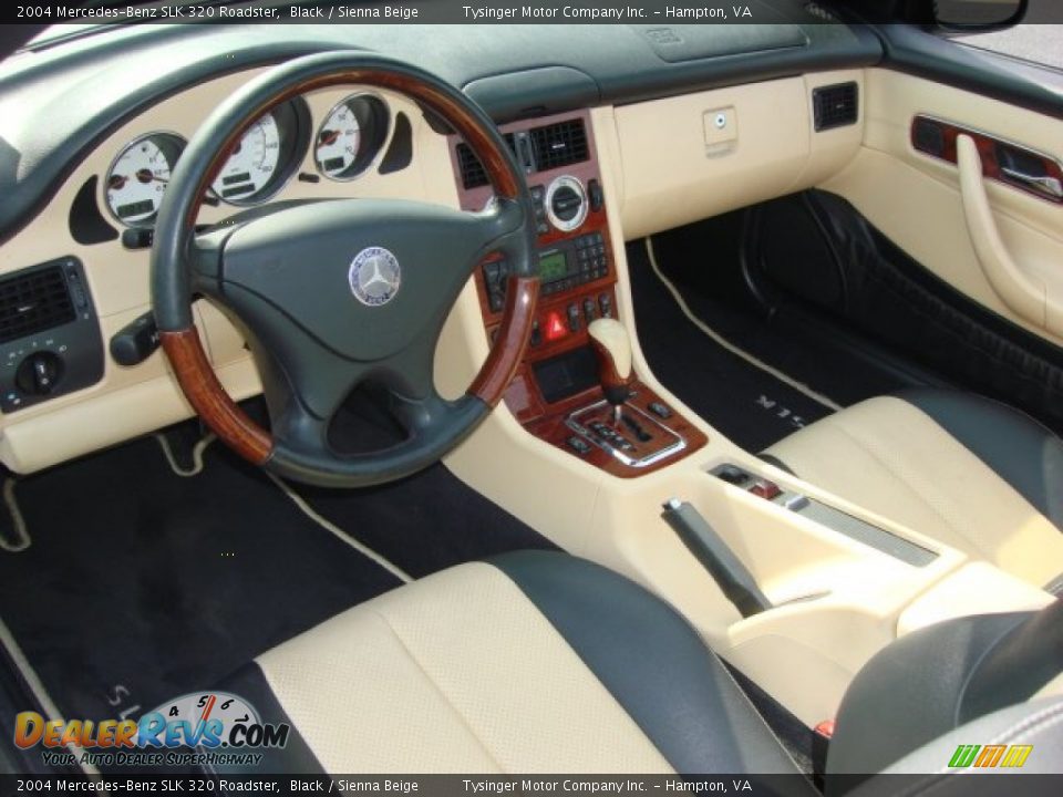 Sienna Beige Interior - 2004 Mercedes-Benz SLK 320 Roadster Photo #10