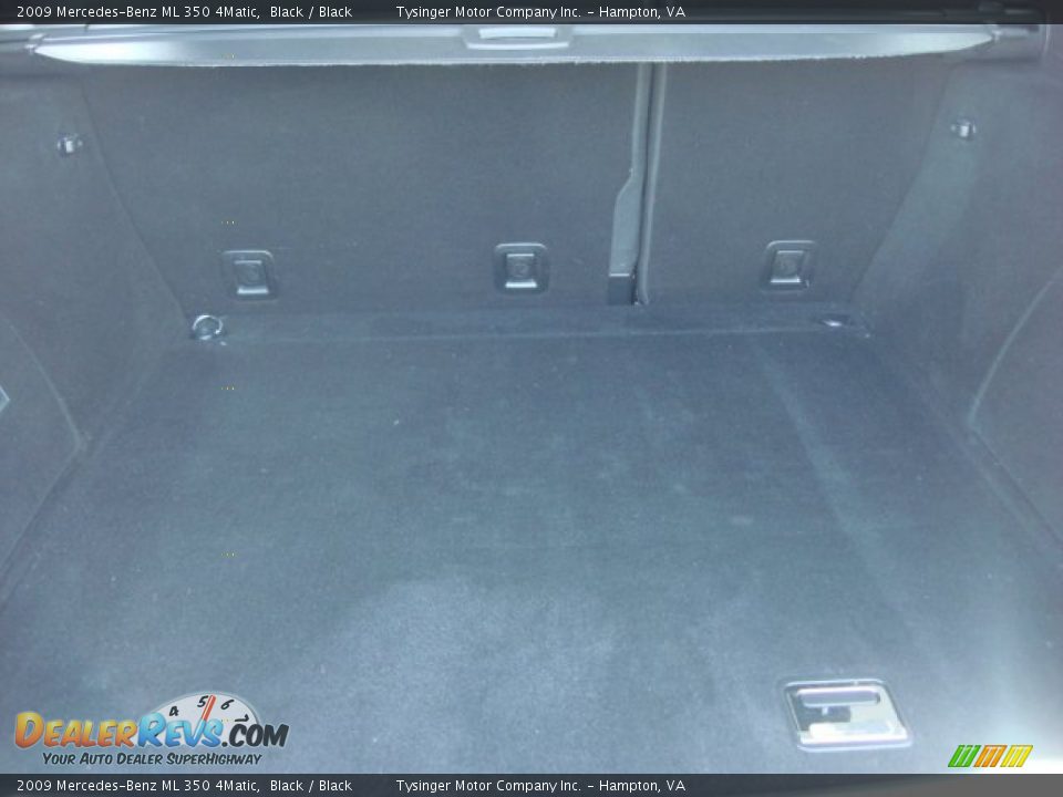 2009 Mercedes-Benz ML 350 4Matic Black / Black Photo #11