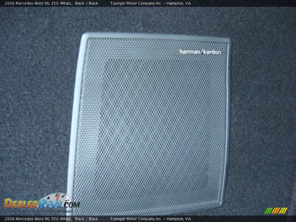 2009 Mercedes-Benz ML 350 4Matic Black / Black Photo #12
