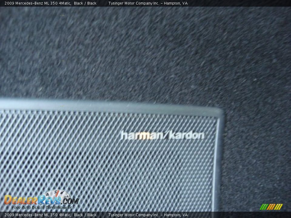 2009 Mercedes-Benz ML 350 4Matic Black / Black Photo #13