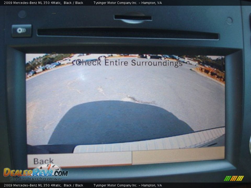 2009 Mercedes-Benz ML 350 4Matic Black / Black Photo #19