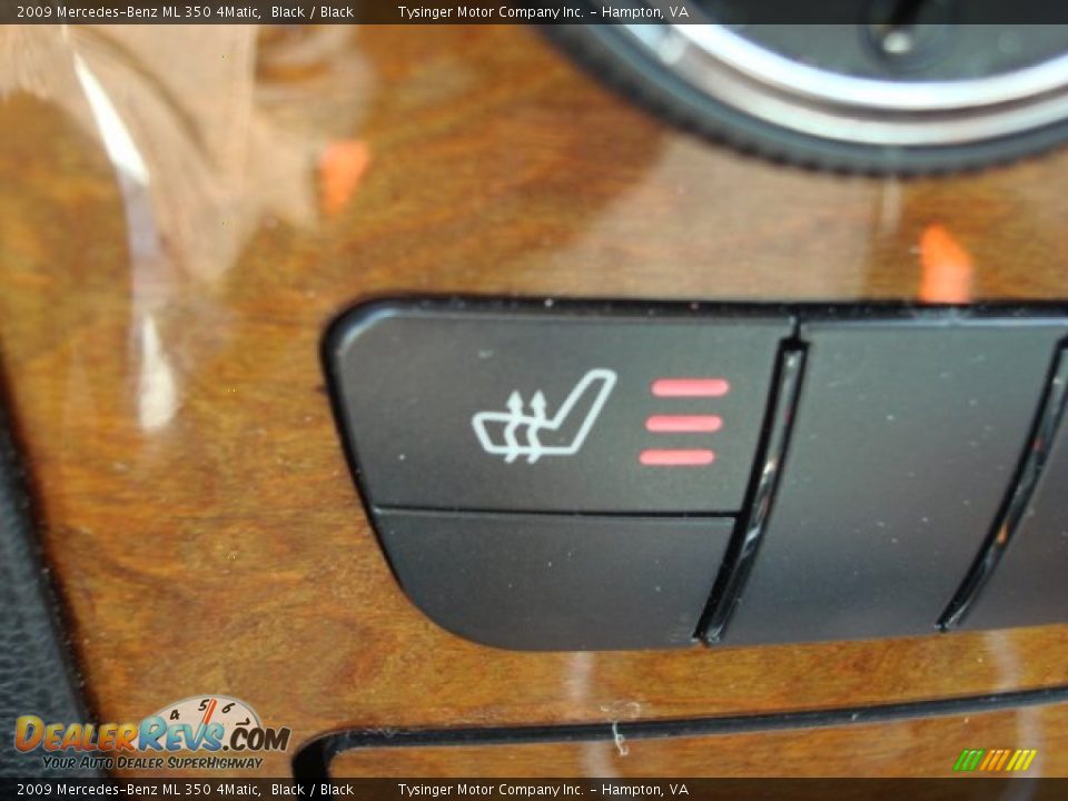 2009 Mercedes-Benz ML 350 4Matic Black / Black Photo #22
