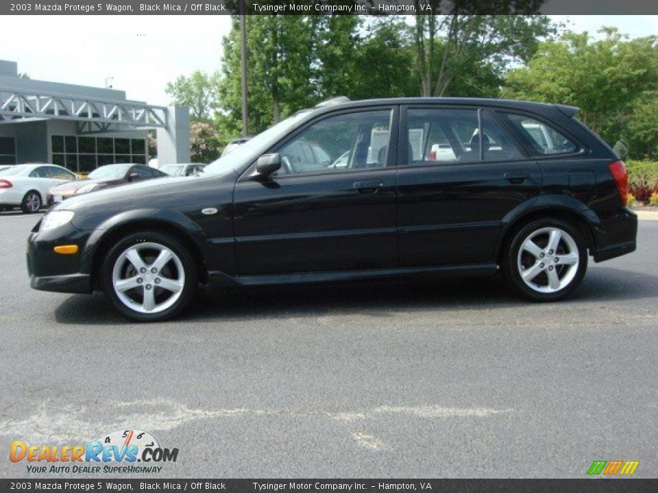 Black Mica 2003 Mazda Protege 5 Wagon Photo #3