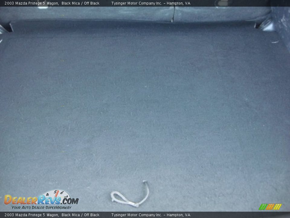 2003 Mazda Protege 5 Wagon Black Mica / Off Black Photo #11