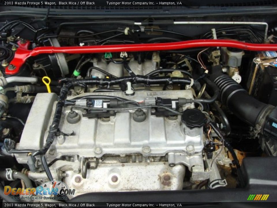 2003 Mazda Protege 5 Wagon 2.0 Liter DOHC 16-Valve 4 Cylinder Engine Photo #19