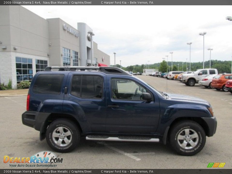 2009 Nissan Xterra S 4x4 Navy Blue Metallic / Graphite/Steel Photo #2