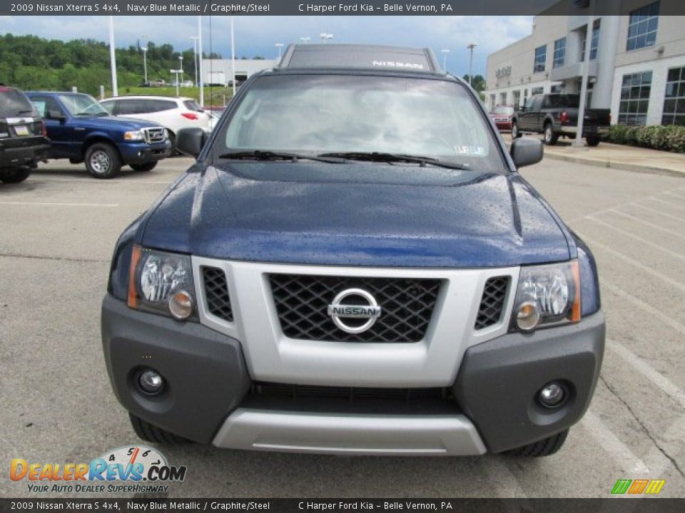 2009 Nissan Xterra S 4x4 Navy Blue Metallic / Graphite/Steel Photo #3