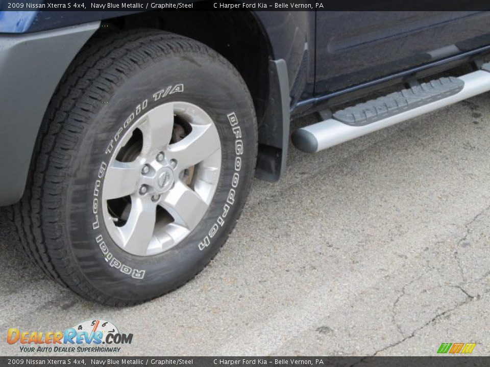 2009 Nissan Xterra S 4x4 Navy Blue Metallic / Graphite/Steel Photo #5