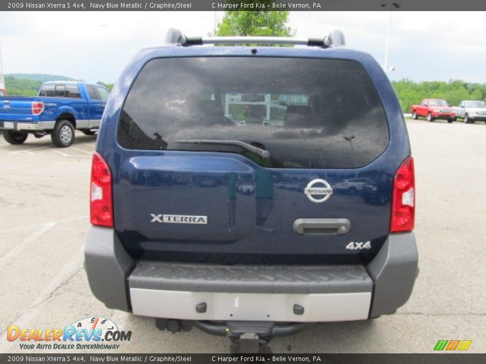 2009 Nissan Xterra S 4x4 Navy Blue Metallic / Graphite/Steel Photo #8