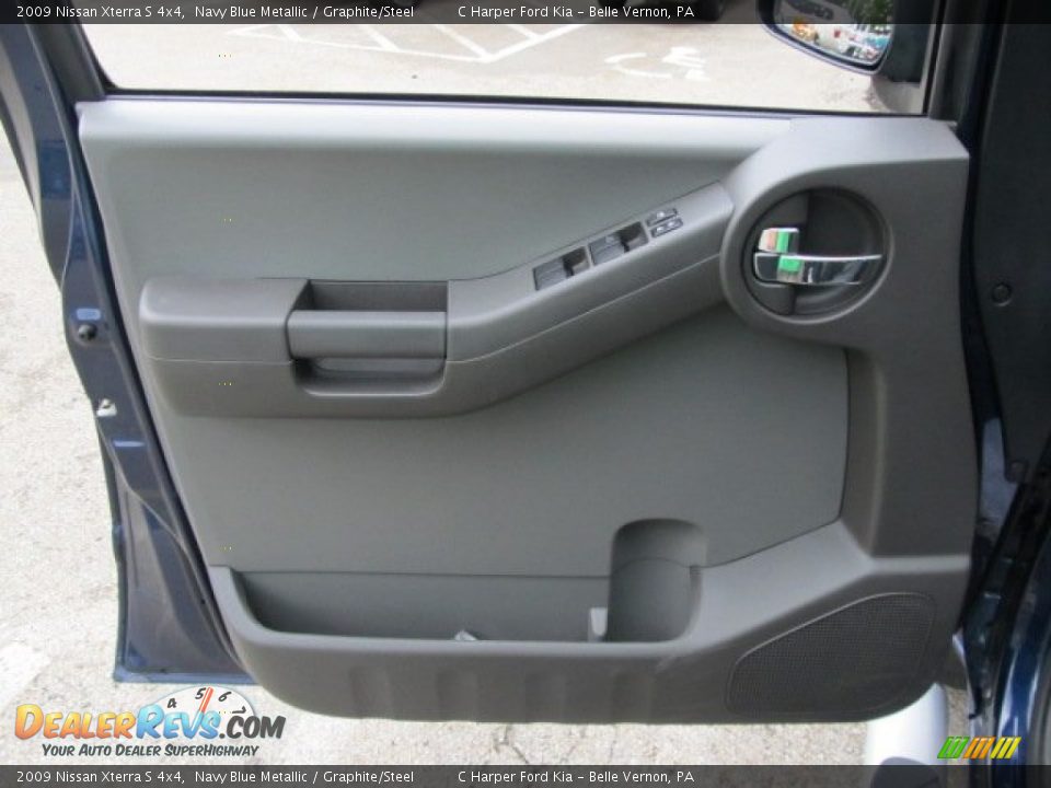 2009 Nissan Xterra S 4x4 Navy Blue Metallic / Graphite/Steel Photo #11