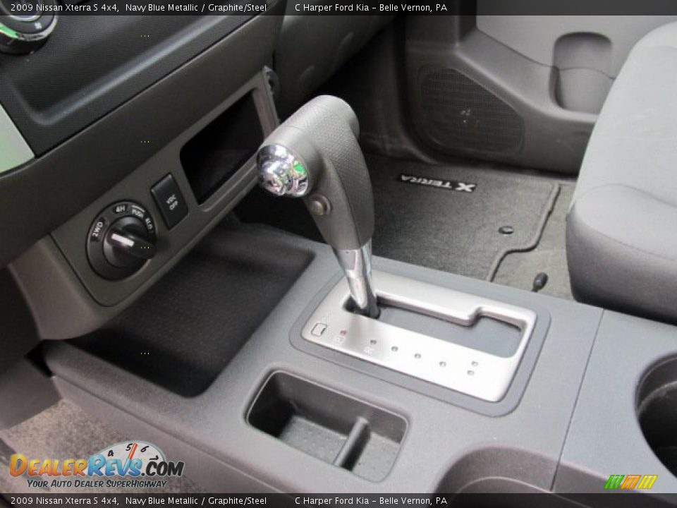 2009 Nissan Xterra S 4x4 Navy Blue Metallic / Graphite/Steel Photo #13