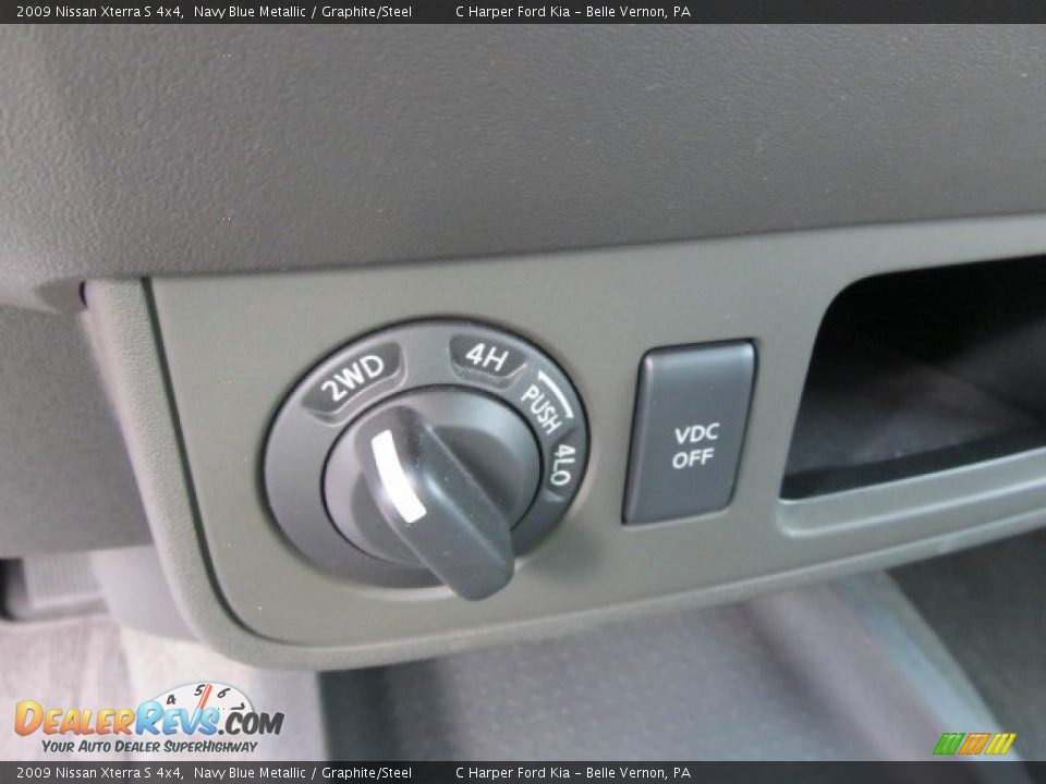 2009 Nissan Xterra S 4x4 Navy Blue Metallic / Graphite/Steel Photo #14