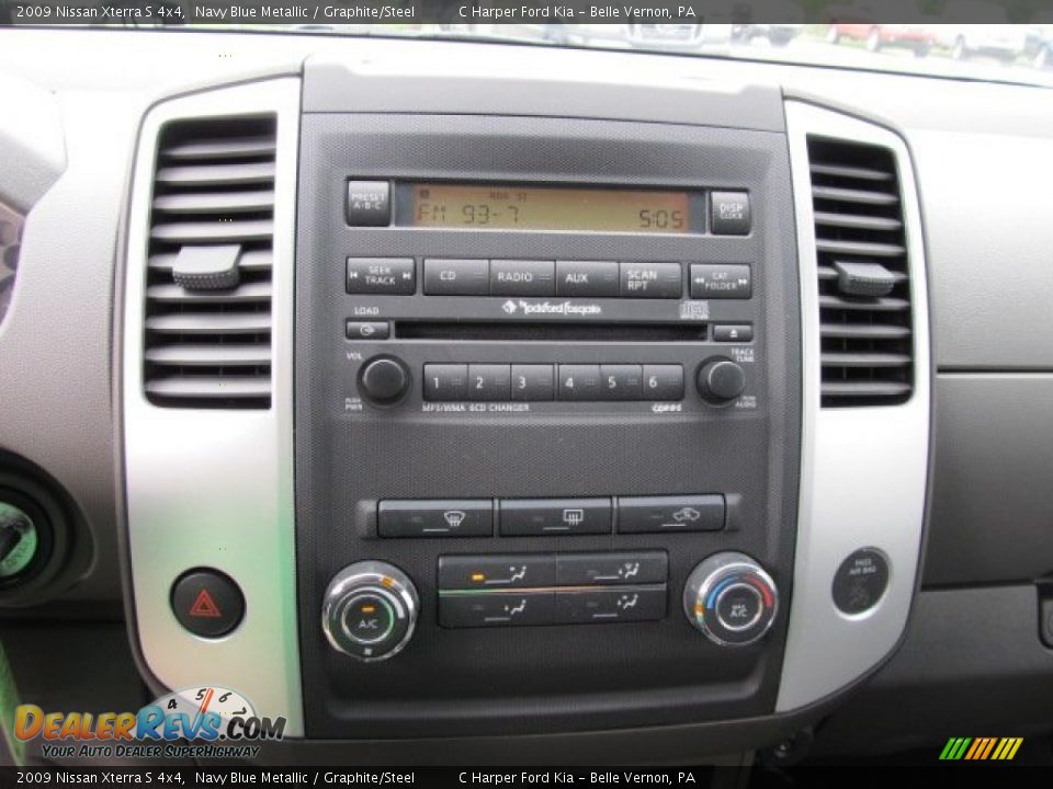 2009 Nissan Xterra S 4x4 Navy Blue Metallic / Graphite/Steel Photo #15
