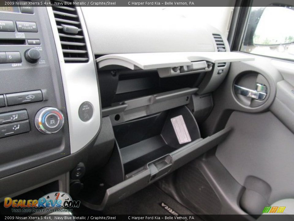2009 Nissan Xterra S 4x4 Navy Blue Metallic / Graphite/Steel Photo #18