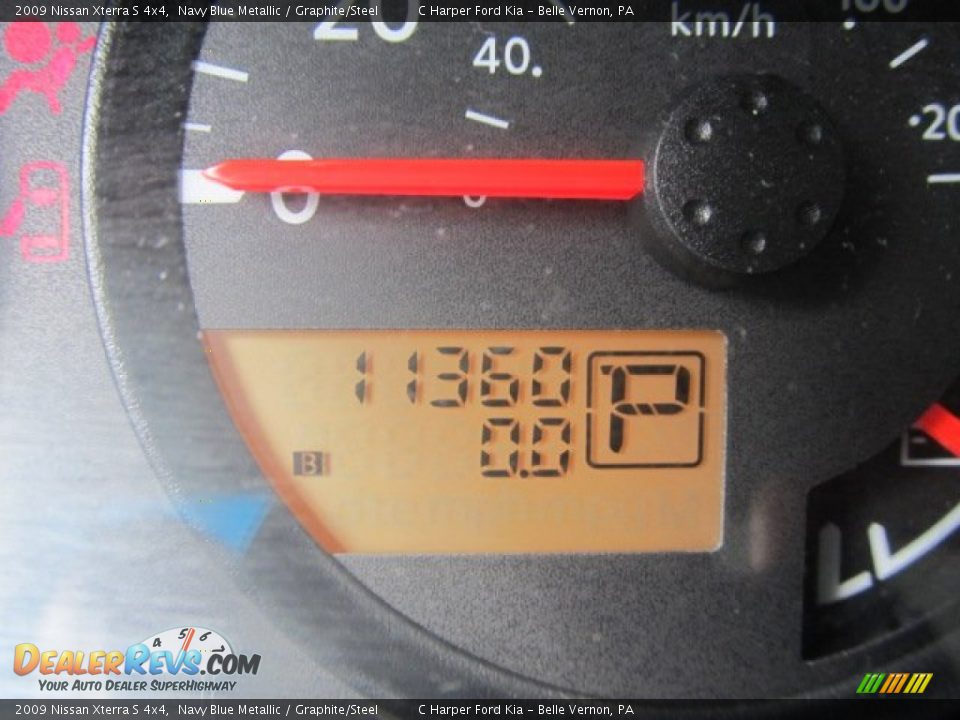2009 Nissan Xterra S 4x4 Navy Blue Metallic / Graphite/Steel Photo #25