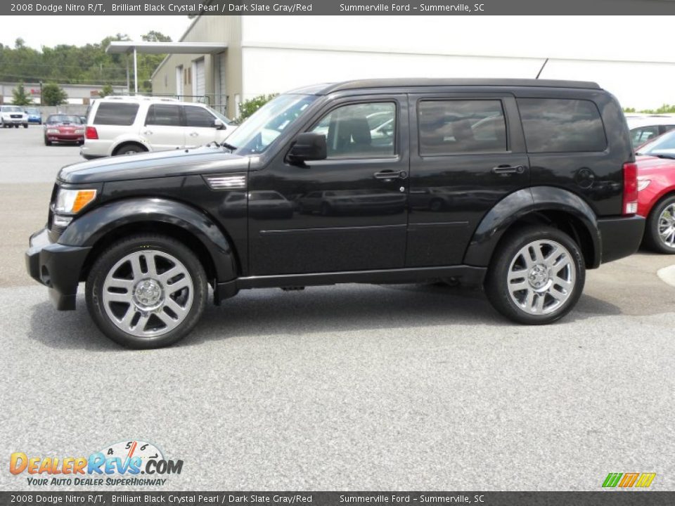 Brilliant Black Crystal Pearl 2008 Dodge Nitro R/T Photo #2