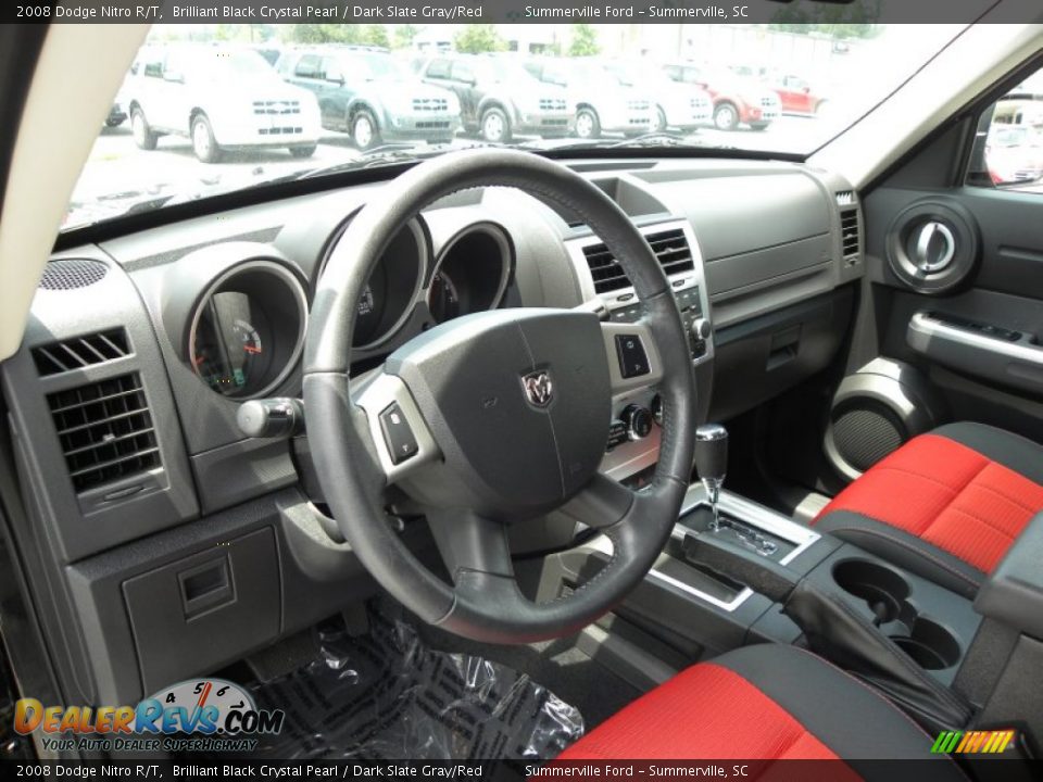 Dark Slate Gray/Red Interior - 2008 Dodge Nitro R/T Photo #3