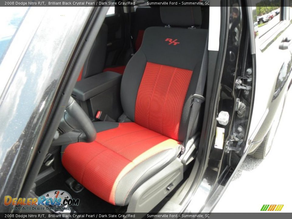 Dark Slate Gray/Red Interior - 2008 Dodge Nitro R/T Photo #5
