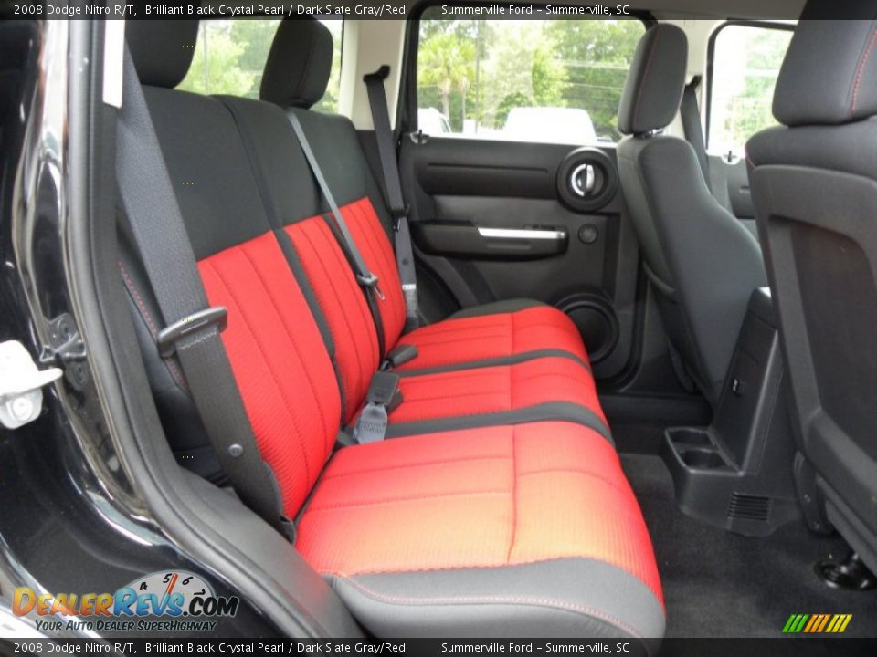 Dark Slate Gray/Red Interior - 2008 Dodge Nitro R/T Photo #11