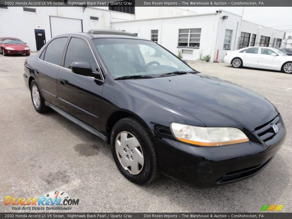 2002 Honda accord lx black #2