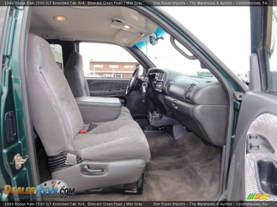 Mist Gray Interior - 1999 Dodge Ram 2500 SLT Extended Cab 4x4 Photo #20