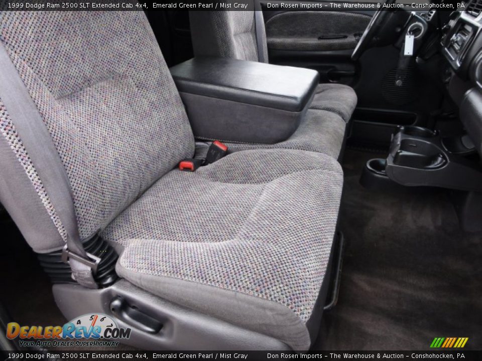 Mist Gray Interior - 1999 Dodge Ram 2500 SLT Extended Cab 4x4 Photo #21