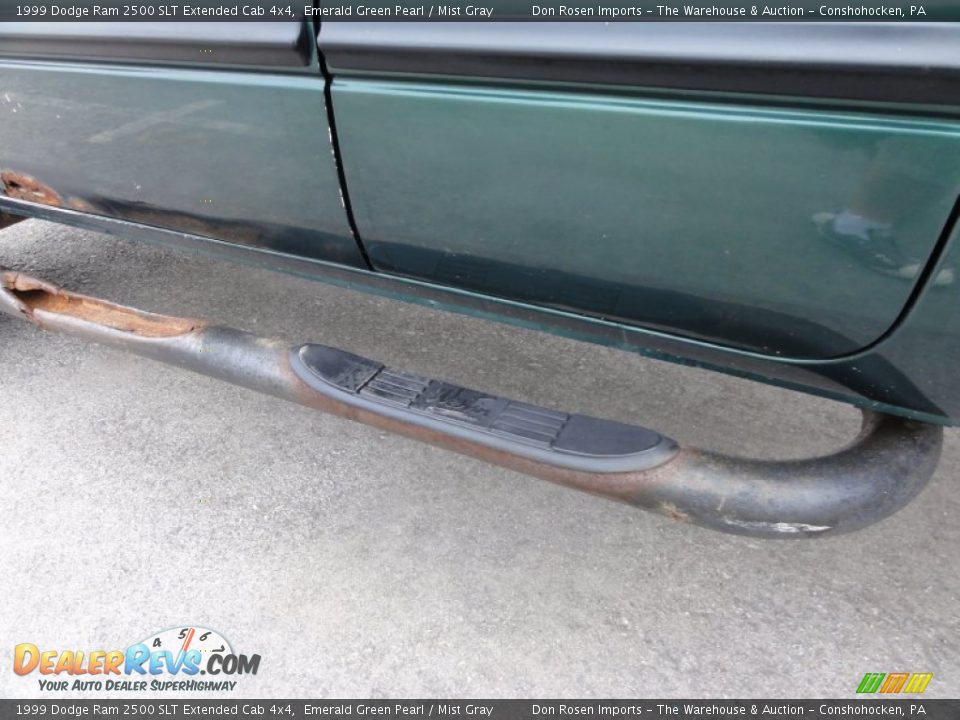 1999 Dodge Ram 2500 SLT Extended Cab 4x4 Emerald Green Pearl / Mist Gray Photo #30