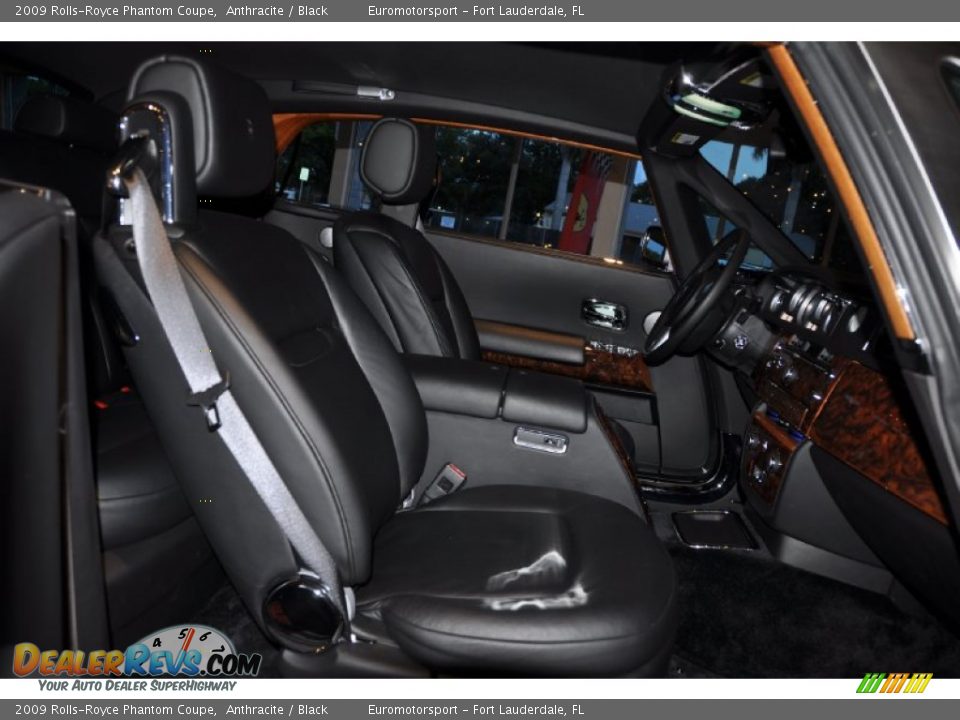 Black Interior - 2009 Rolls-Royce Phantom Coupe Photo #11