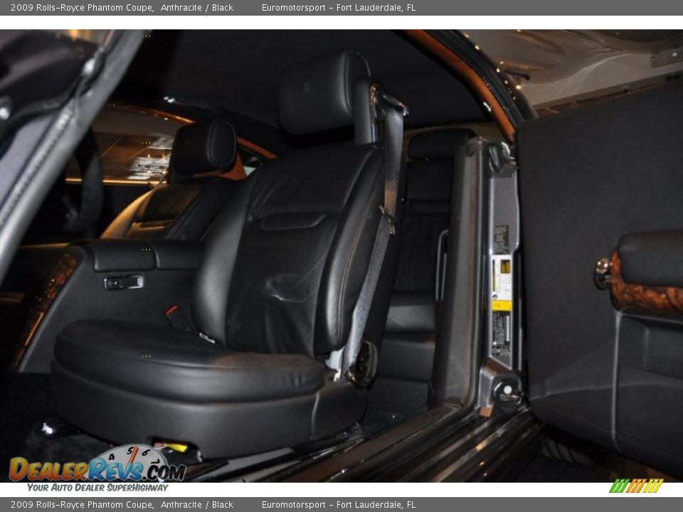 Black Interior - 2009 Rolls-Royce Phantom Coupe Photo #14