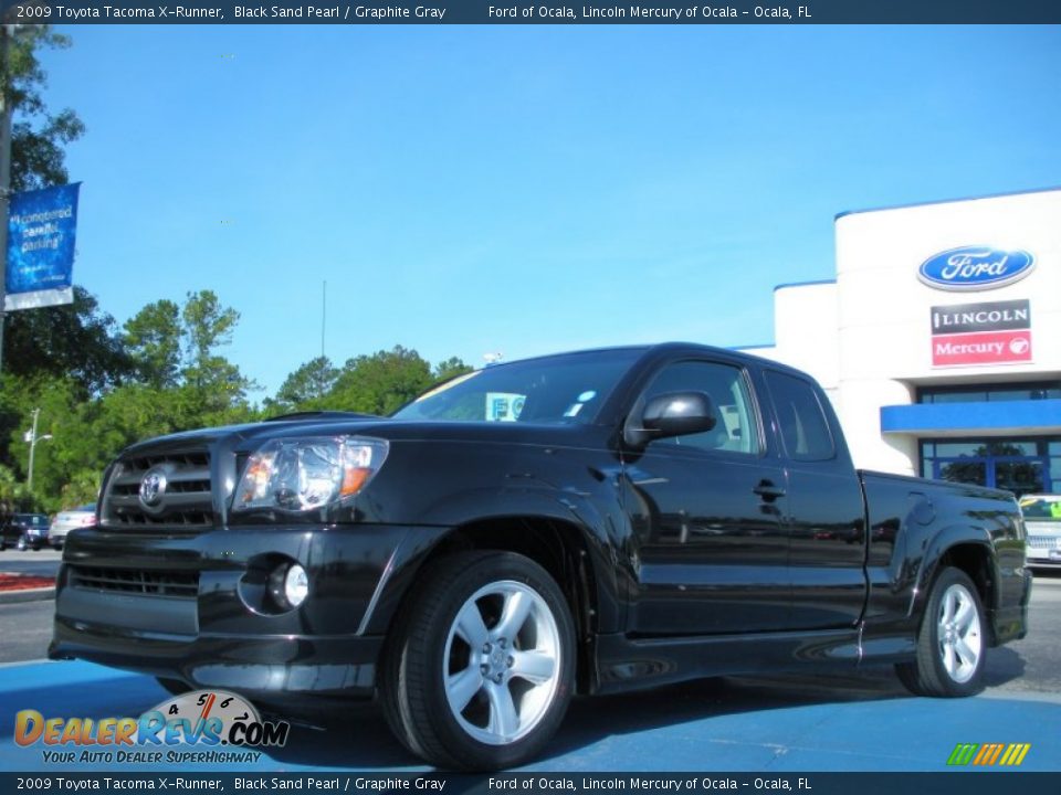2009 Toyota Tacoma X-Runner Black Sand Pearl / Graphite Gray Photo #1