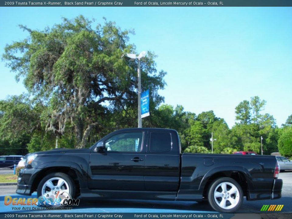 2009 Toyota Tacoma X-Runner Black Sand Pearl / Graphite Gray Photo #2