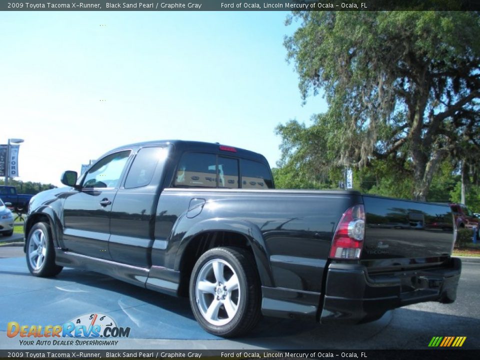 2009 Toyota Tacoma X-Runner Black Sand Pearl / Graphite Gray Photo #3