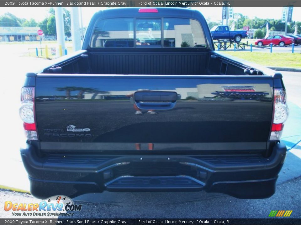 2009 Toyota Tacoma X-Runner Black Sand Pearl / Graphite Gray Photo #4