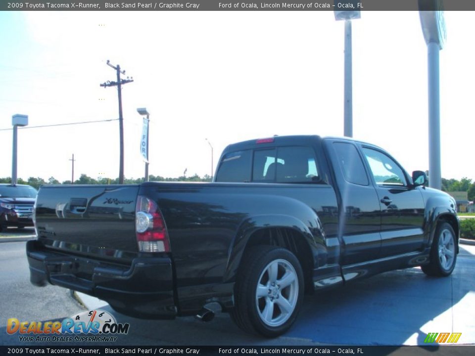 2009 Toyota Tacoma X-Runner Black Sand Pearl / Graphite Gray Photo #5