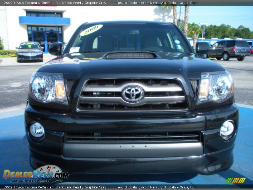 2009 Toyota Tacoma X-Runner Black Sand Pearl / Graphite Gray Photo #8