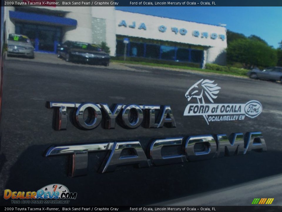 2009 Toyota Tacoma X-Runner Black Sand Pearl / Graphite Gray Photo #9