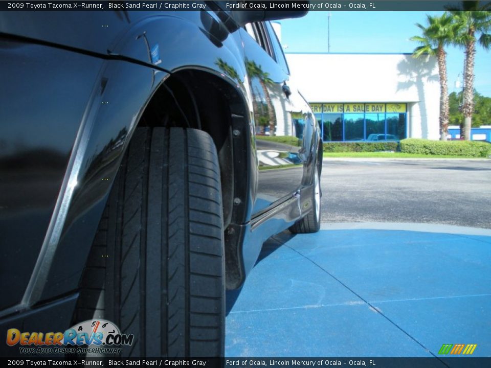 2009 Toyota Tacoma X-Runner Black Sand Pearl / Graphite Gray Photo #11