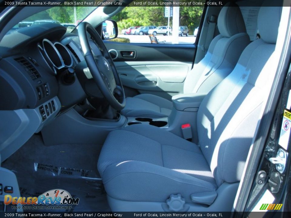 2009 Toyota Tacoma X-Runner Black Sand Pearl / Graphite Gray Photo #12