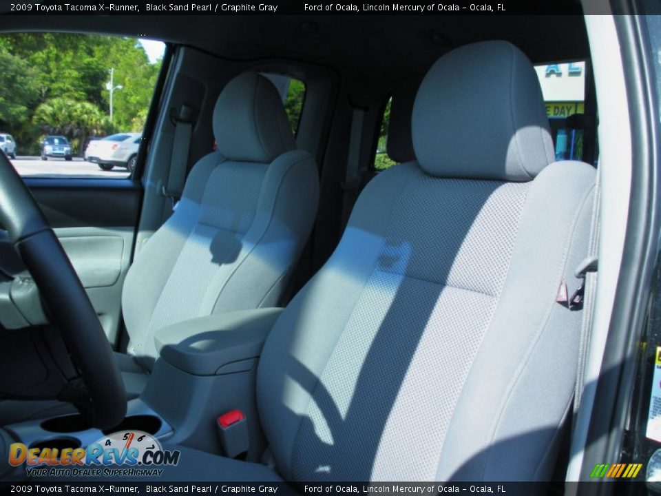 2009 Toyota Tacoma X-Runner Black Sand Pearl / Graphite Gray Photo #13