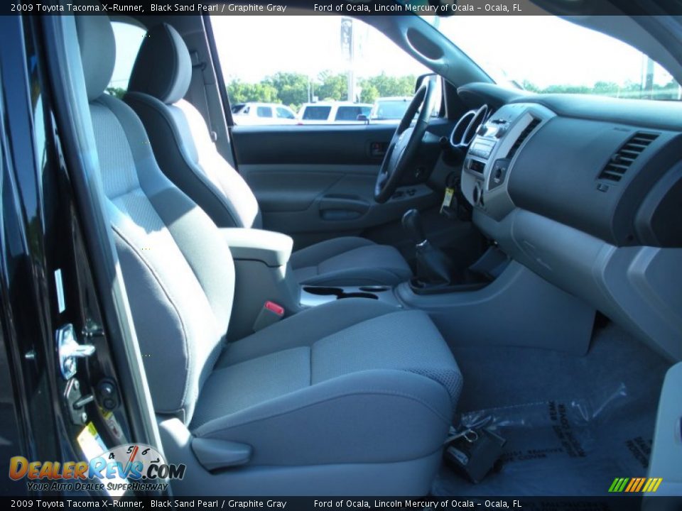 2009 Toyota Tacoma X-Runner Black Sand Pearl / Graphite Gray Photo #16